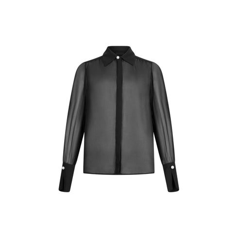 Liu Jo Camicia elegante Camicia Donna in georgette trasparente 42 - Francavilla Moda